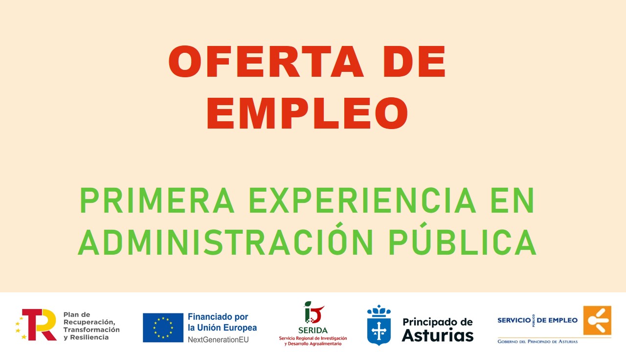 Foto El SERIDA ofrece 6 nuevos contratos para jóvenes, dentro del programa "Primera Experiencia en la Administración". Villaviciosa, 27 de enero de 2023. 