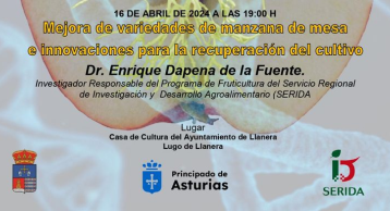 Foto Participación del SERIDA en el Ciclo de Conferencias "Innovación en la Producción Vegetal a través de la Genética. Lugo de Llanera 2, 9 y 16 de abril 2024